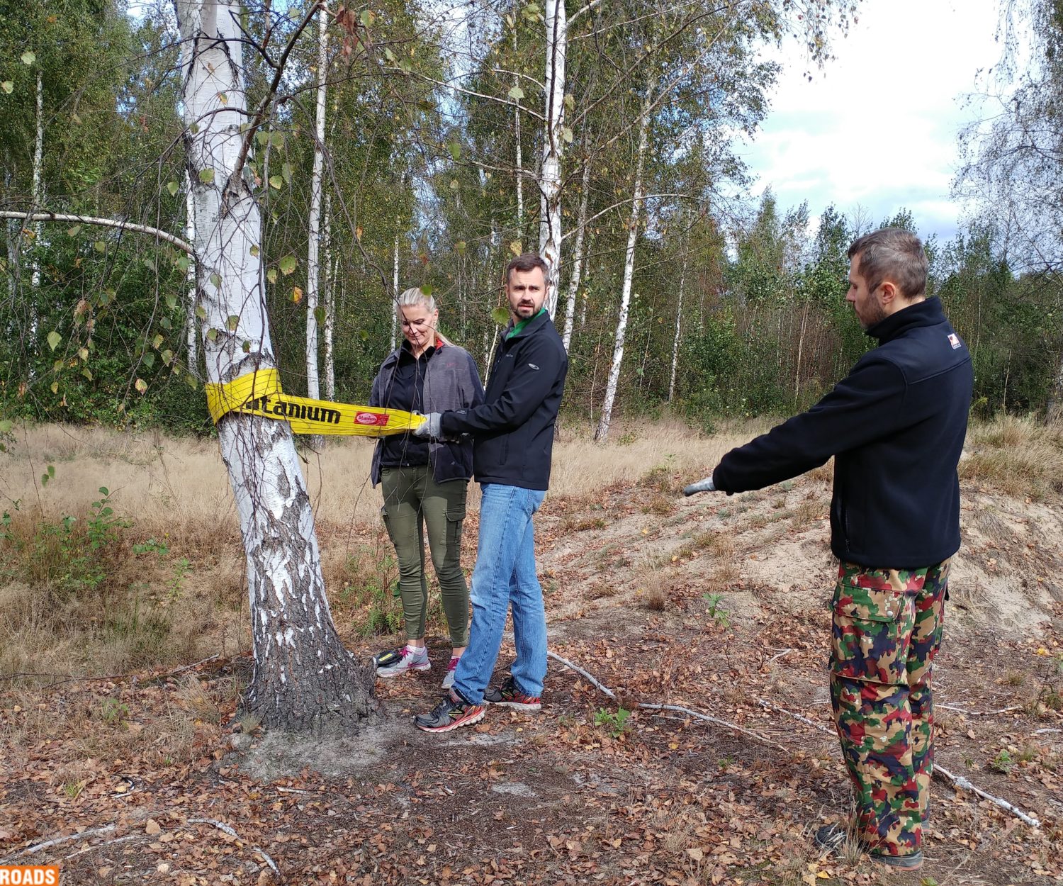 Małgosia i Wojtek na szkoleniu 4x4