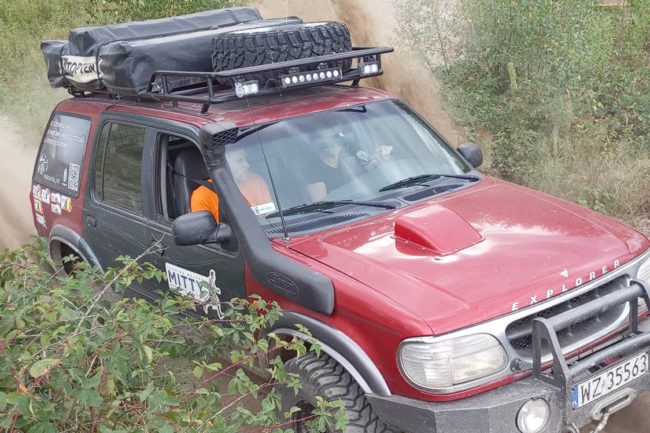 Szkolenie 4x4 z Karoliną - podjazd i grząski piasek